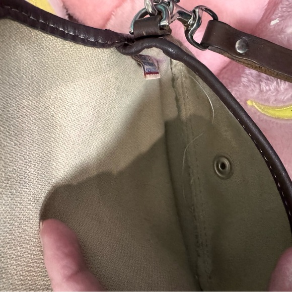 Dooney & Bourke Tan and Brown Clutch - Picture 4 of 6